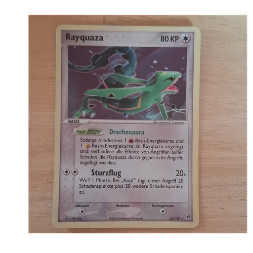 Nintendo pokémon rayquaza - nintendo, ex