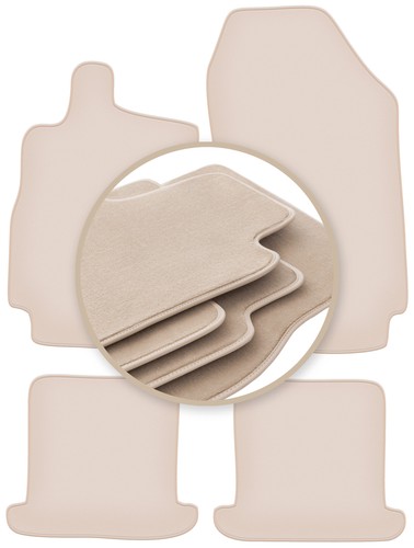 Premium beige fußmatten - premium,