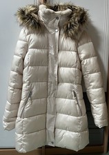 ❤ H&M Mädchen Jacke  Mantel  Gr. 170 abnehmbare Kapuze Winterjacke fast wie Neu