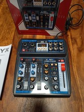 VMM P500 Mini Studio Mischpult mit USB-Soundkarte / Bluetooth und Effekten
