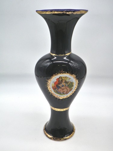 Vase porzellan kobaltblau - vase,
