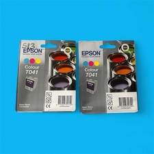 2x Epson Tintenpatrone T041 farbig für Stylus C62/CX3200