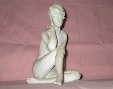 AK Kaiser Akt Frau Mädchen W. Gewandka 489 Bisquit Porzellan geklebt verschmutzt
