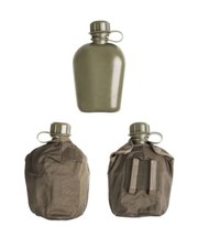Original Österr. Armee Feldflasche Hülle Becher BH Trinkflasche Army Flasche