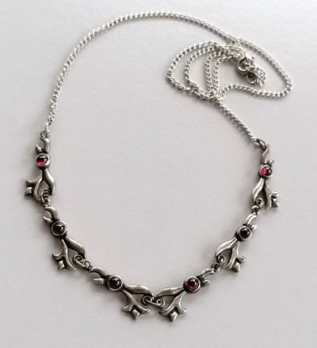 Antik silber 925 kette collier - antik,