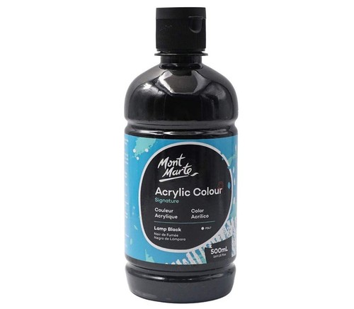 Acrylfarbe weiß schwarz oder - schwarz,