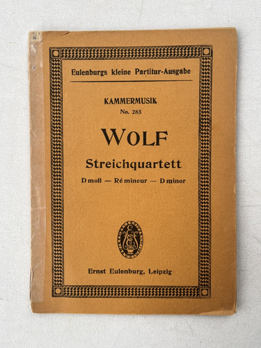 Noten wolf streichquartett - wolf.,