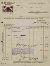 H. Schlink & Cie. PALMIN 1905