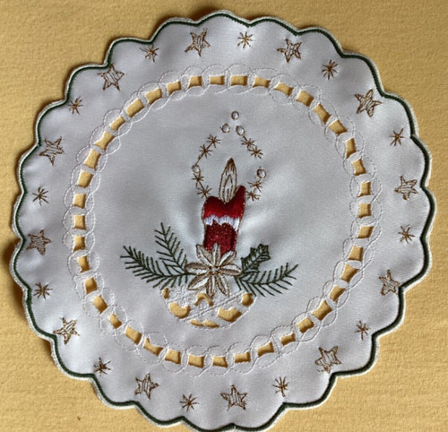 Weihnachtsdecke rund - , cm
