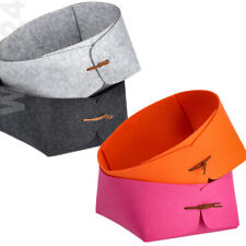 Filz-Aufbewahrung Korb Bad Kosmetik Schlüssel Ordnung Box Organizer Handy Büro