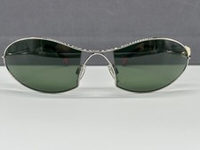 Bugatti Sonnenbrille Herren Odotype oval eckig  silber   90s NP:396€