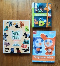 2 Bücher + 1 Heft Amigurumi  Minis, Sweet Minis Dschungeltiere und Häkelminis