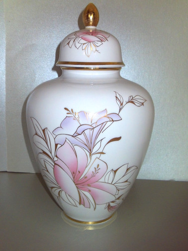 Deckelvase mitterteich - deckelvase,
