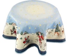 Tischdecke Weihnachten Rund