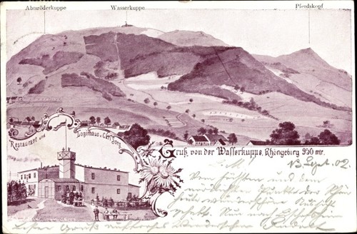 Künstler gersfeld der - ak, in