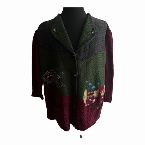 Vintage trachten strickjacke - vintage,