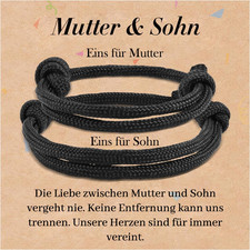 Mutter Tochter Sohn Armband