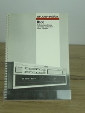 Bedienungsanleitung Revox B160, sehr guter Zustand, SV542