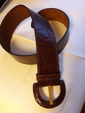 damen leder gürtel braun -95cm groß und 6cm breit