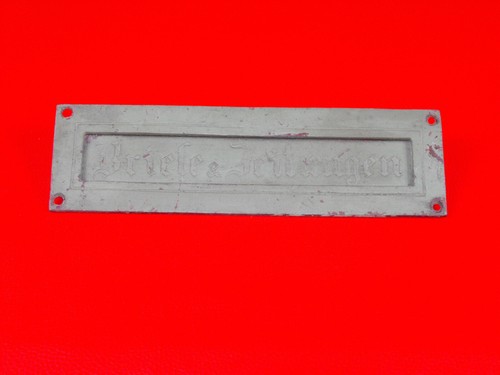 Alter briefkasten schlitz - briefkasten,