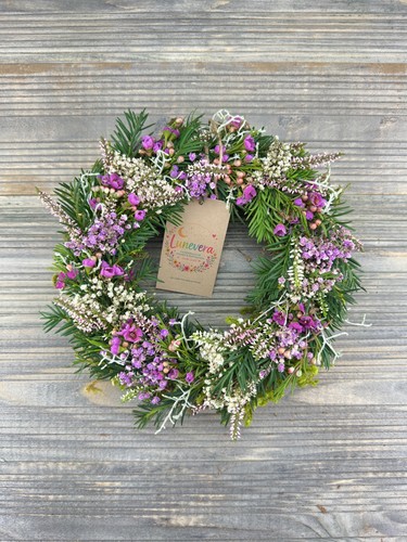 Trockenblumenkranz heidekranz - trockenblumenkranz,