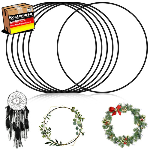 Metallringe 20cm für diy - 20cm,