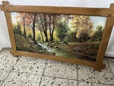 BILD WANDBILD REHE IM GEBIRGE N. GERO KUNSTDRUCK RAHMEN  KUNST MALER  80x40