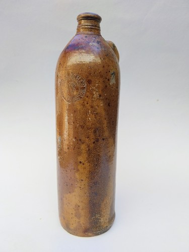 Antike steingut flasche emser - steingut,