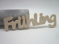 Schriftzug Frühling