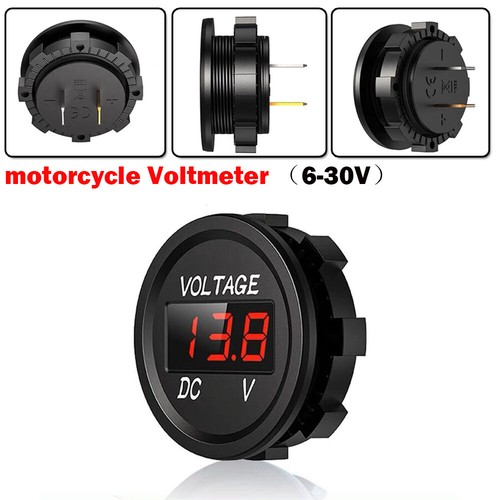 12v 24v voltmeter led digital - 24v,