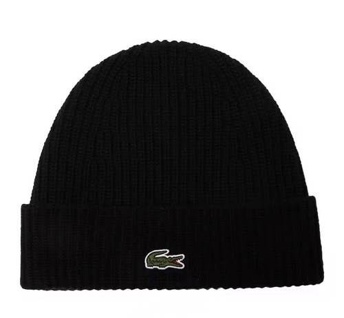 Lacoste mütze beanie schwarz - lacoste,