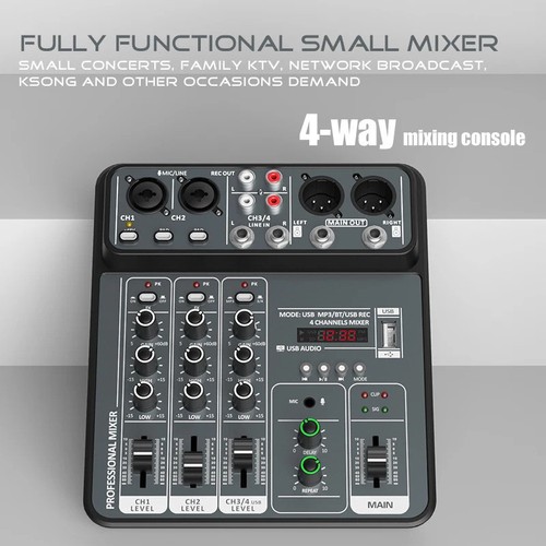 Kanal audiomischer v - 4-kanal-audiomischer,