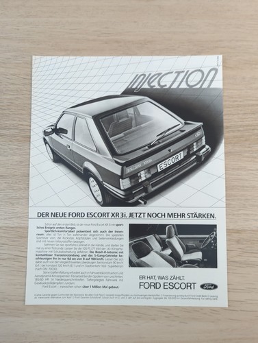 Ford escort xr3i - ford, werbung