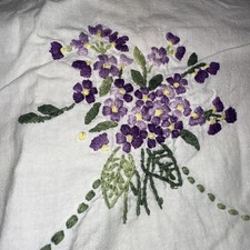 Alte große Tischdecke