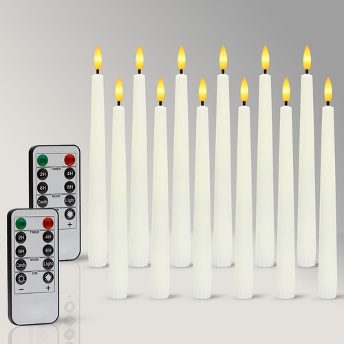 12er led kerzen stabkerzen - led,