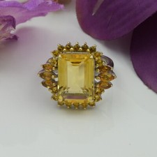 925 Sterling Silber Citrin