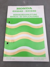 HONDA GX 240 , Gx340 Bedienungsanleitung /29