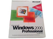 Vintage Microsoft Windows 2000 Professional - Upgrade Edition + SP3, English