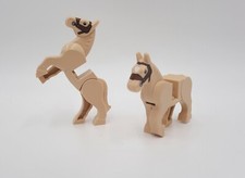Lego Pferd Beige Tan 2x Pferde
