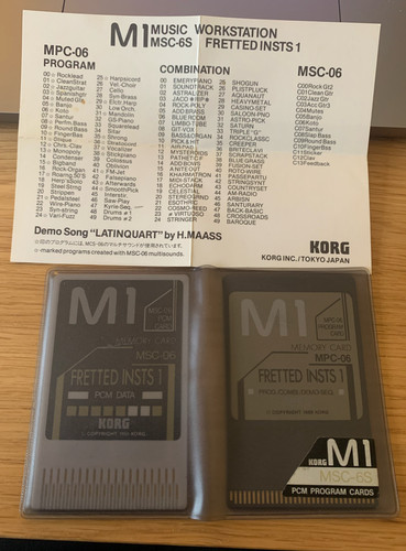 Korg msc bundinstrumente - m1,