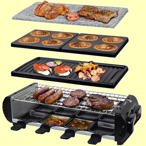 8er 4in1 raclette grill set - 4in1,