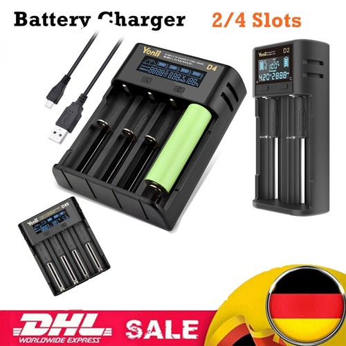Akku ladegerät usb 4slots - ladegerät, 2/4slots