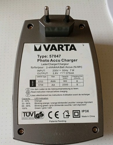 Varta batterie ladegerät typ - varta,