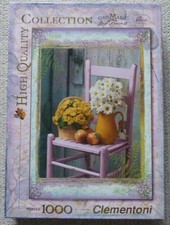 Puzzle, Clementoni,  1000 Teile, Blumen, Stillleben, Vintage, SELTEN