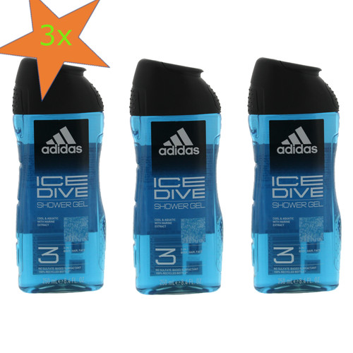 250ml adidas ice dive - 3x,