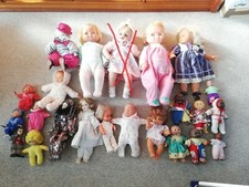 22 alte Puppen aus DDR BRD