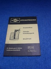 Ersatzteilliste für Strautmann  Fahrsilo-Entnahmegerät  SILOFOX