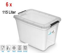 6 x ORPLAST RobuStore Box mit