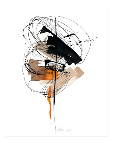 Moderne abstrakte wandkunst - abstrakte,