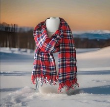 NEU karierter Schal 60 x 180